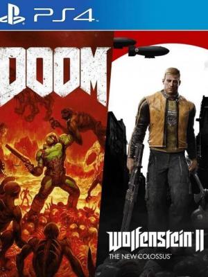 DOOM mas Wolfenstein II Bundle PS4